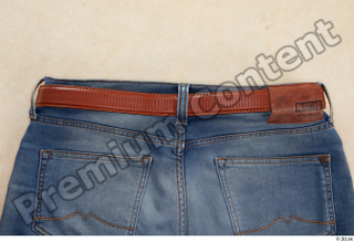 Clothes  214 blue jeans brown belt casual clothing 0007.jpg